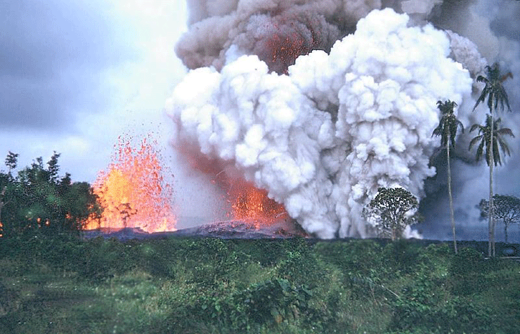 1960 kilauea eruption kapoho hawaii