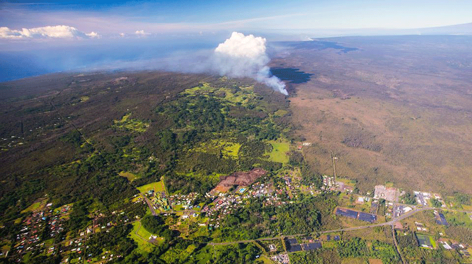 Kilauea Lava Flow Approaches Pahoa Town in Puna, Hawaii The Punatics
