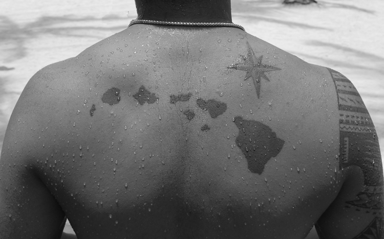 hawaii islands tattoo