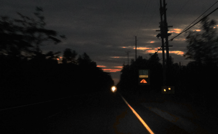 night road