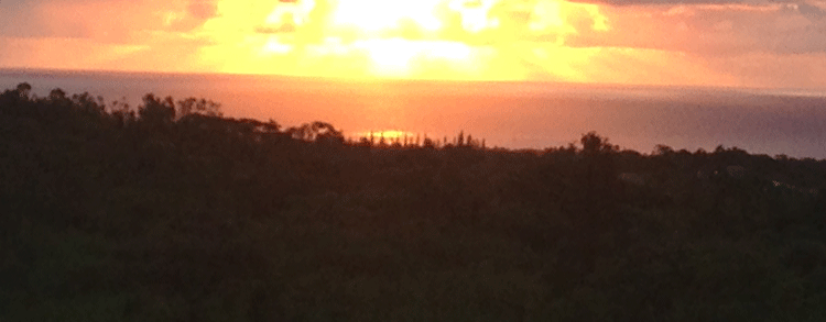 sunrise in puna